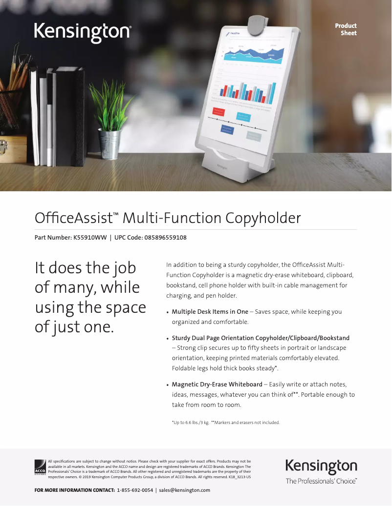 Image de la première page du manuel de l'appareil K55910WW