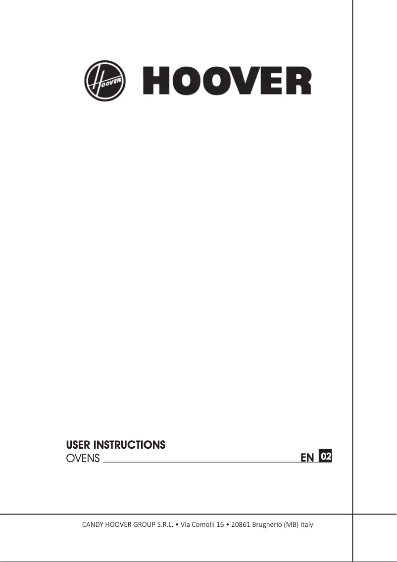 Page n°1 - Manuel utilisateur Hoover H-OVEN 300 HOXC3UB3358BI