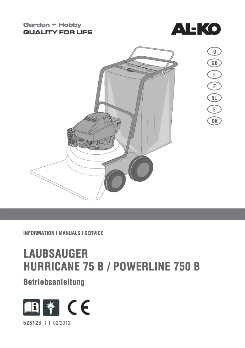 Image de la première page du manuel de l'appareil Hurricane 75 B