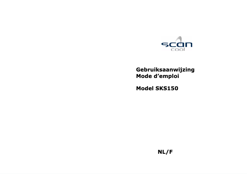 Image de la première page du manuel de l'appareil SKS 150