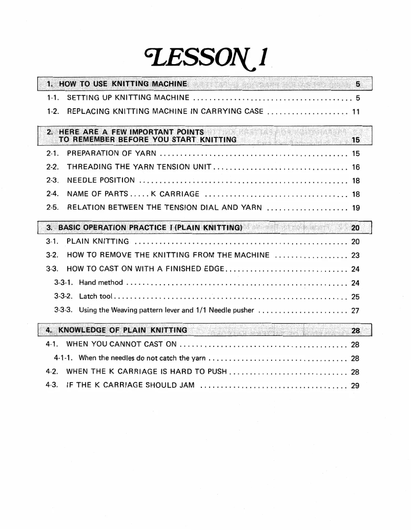 Page 1 de la notice Manuel utilisateur Brother KH891