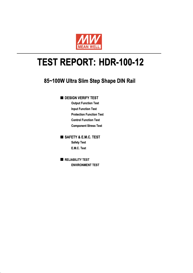 Image de la première page du manuel de l'appareil HDR-100-12