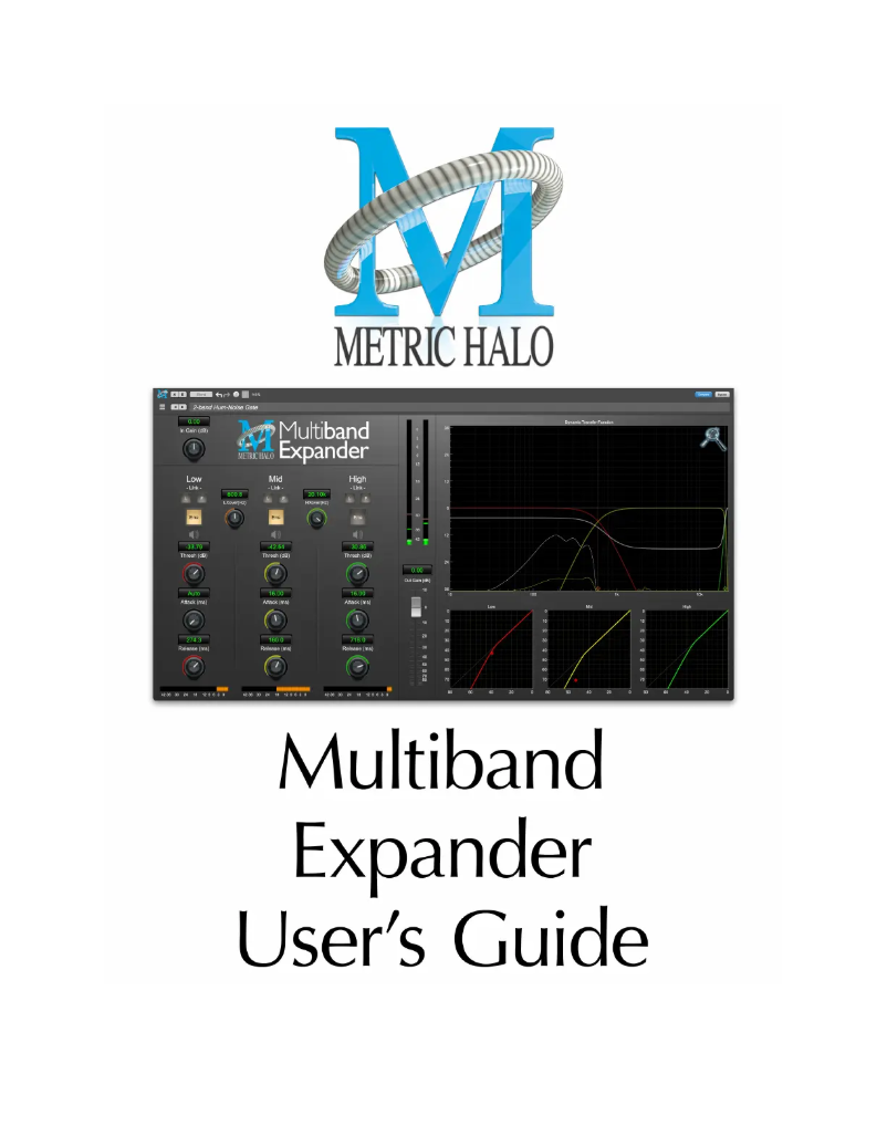 Image de la première page du manuel de l'appareil Multiband Expander