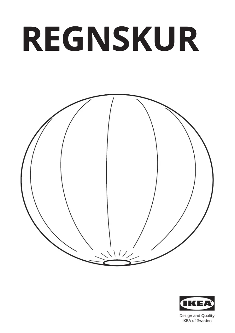 Image de la première page du manuel de l'appareil REGNSKUR 905.366.86