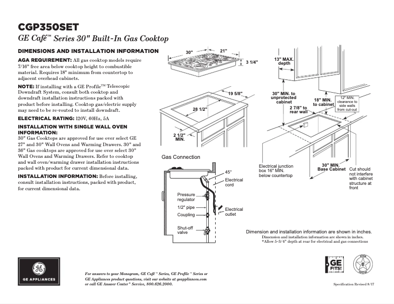 Image de la première page du manuel de l'appareil Café CGP350SETSS