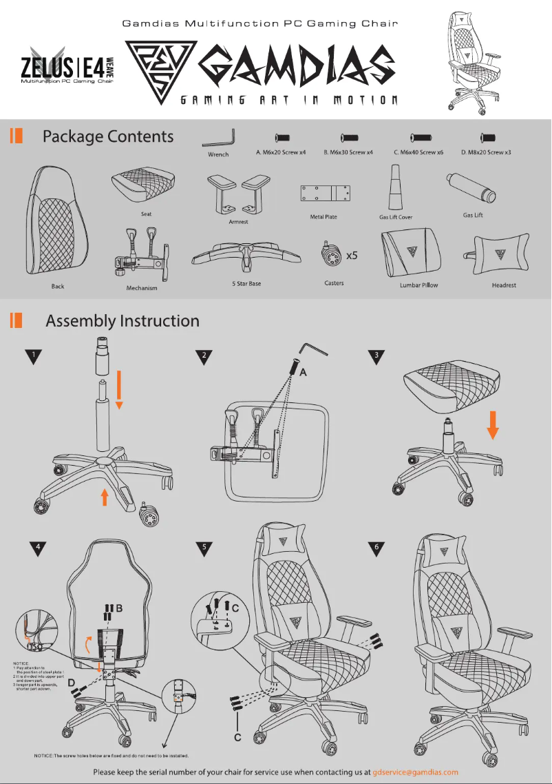 Página 1 del manual Manual de usuario Gamdias Zelus E4 Weave