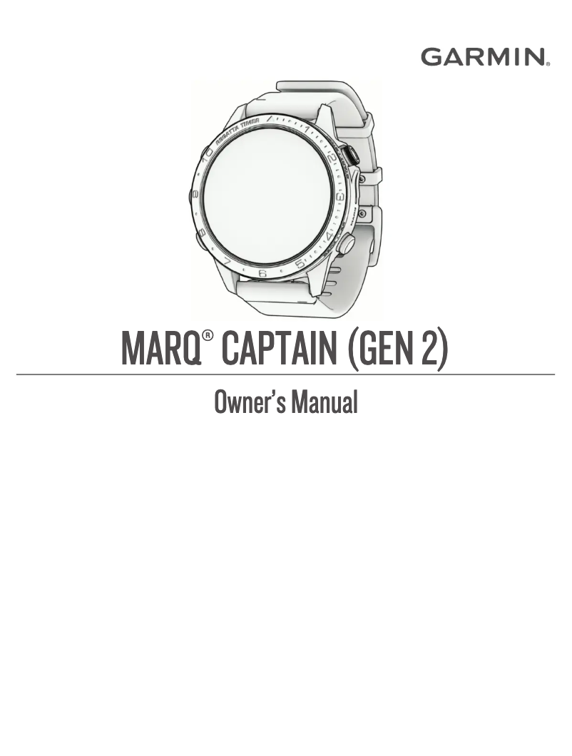 Page 1 de la notice Manuel utilisateur Garmin MARQ Captain (Gen 2)