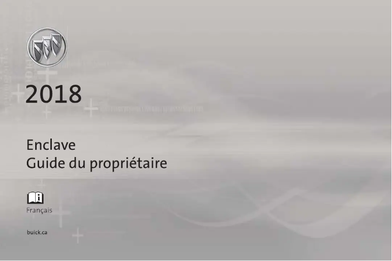 Image de la première page du manuel de l'appareil Enclave (2018)