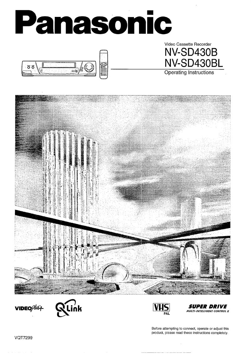 Page 1 de la notice Manuel utilisateur Panasonic NV-SD430B
