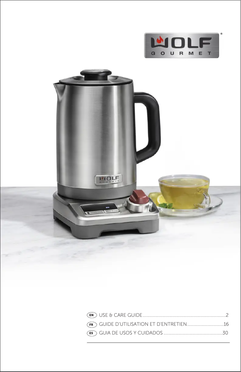 Page n°1 - Manuel utilisateur Wolf WGKT100S