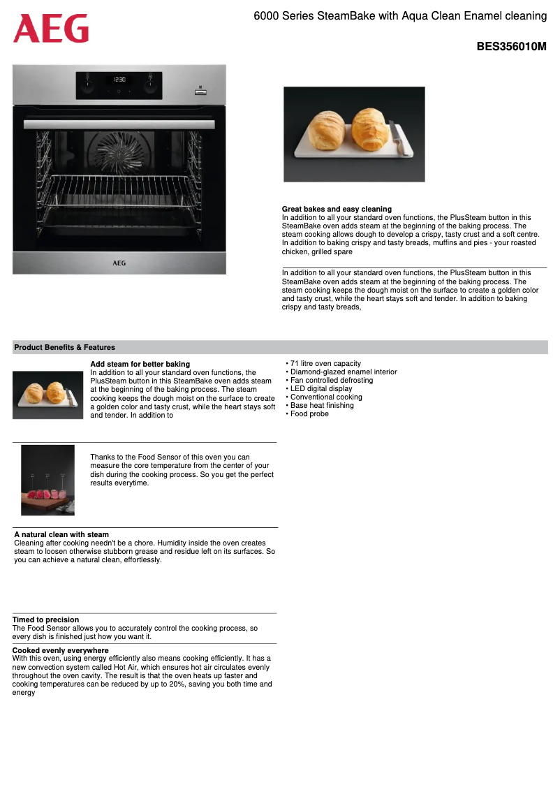 Image de la première page du manuel de l'appareil BES356010M