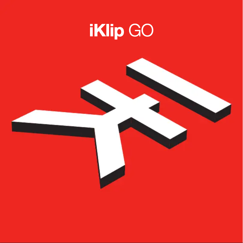 Page n°1 - Manuel utilisateur IK Multimedia iKlip GO