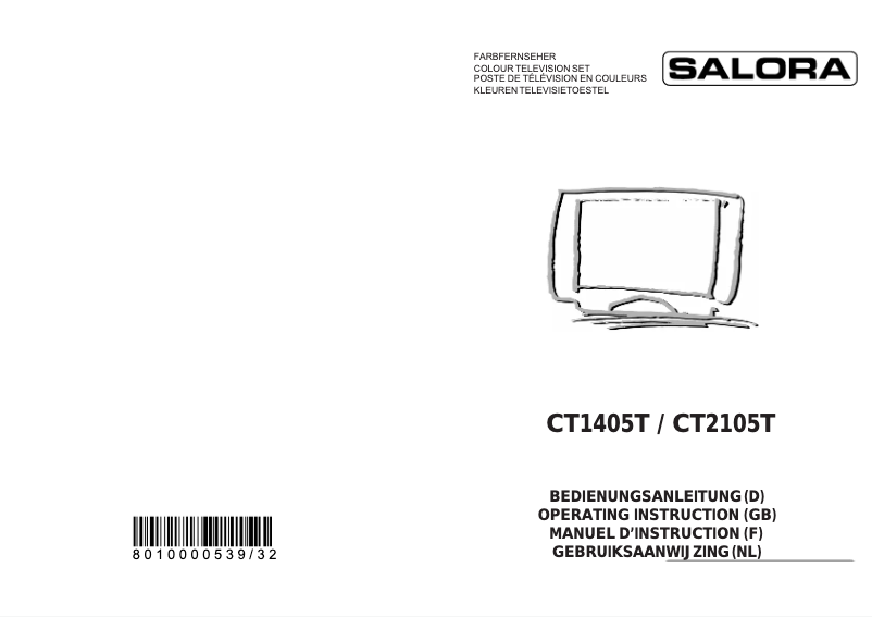 Imagen de la primera página del manual del dispositivo CT-2105T