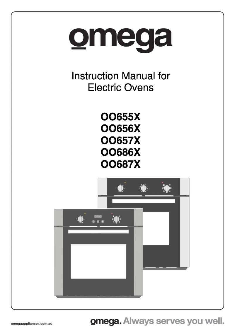 Page n°1 - Instructions / montage Omega OO656X