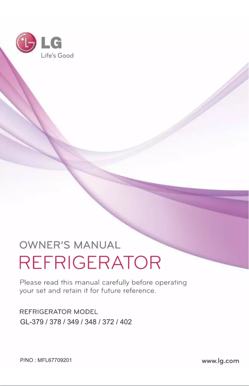 Image de la première page du manuel de l'appareil GL-D402HDWL