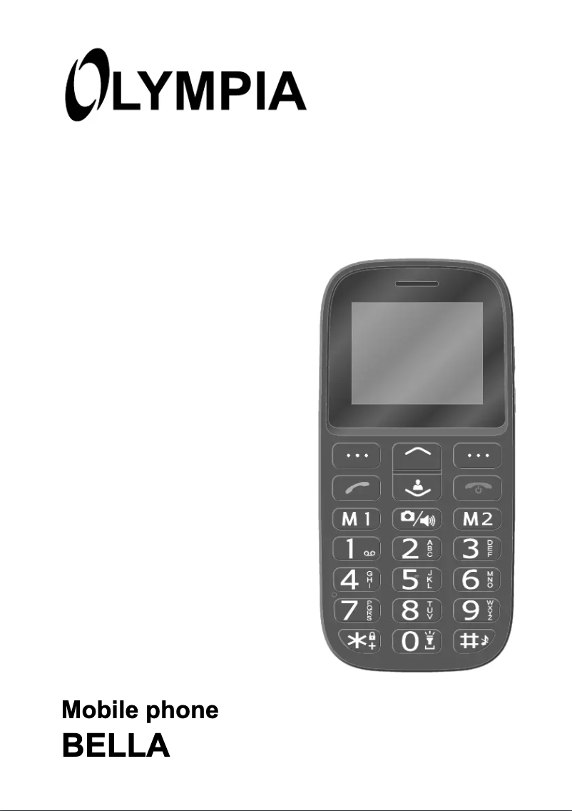 Image de la première page du manuel de l'appareil Bella