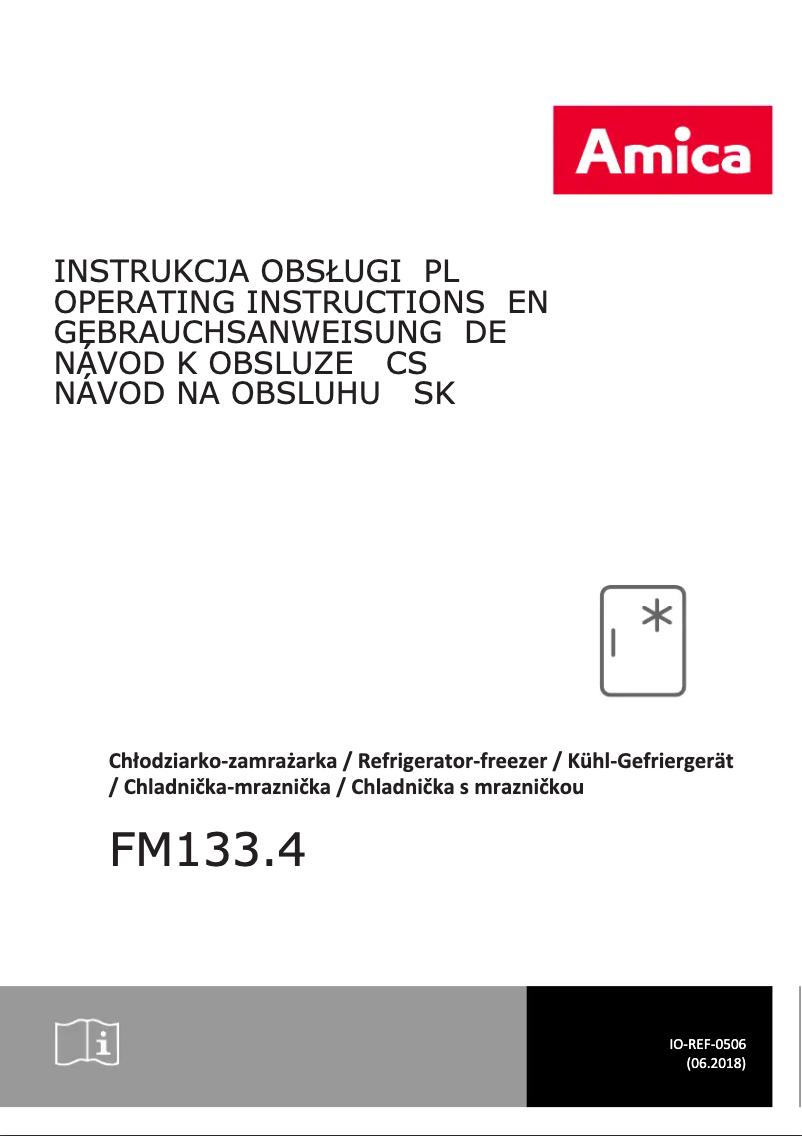 Page n°1 - Manuel utilisateur Amica FM 133.4