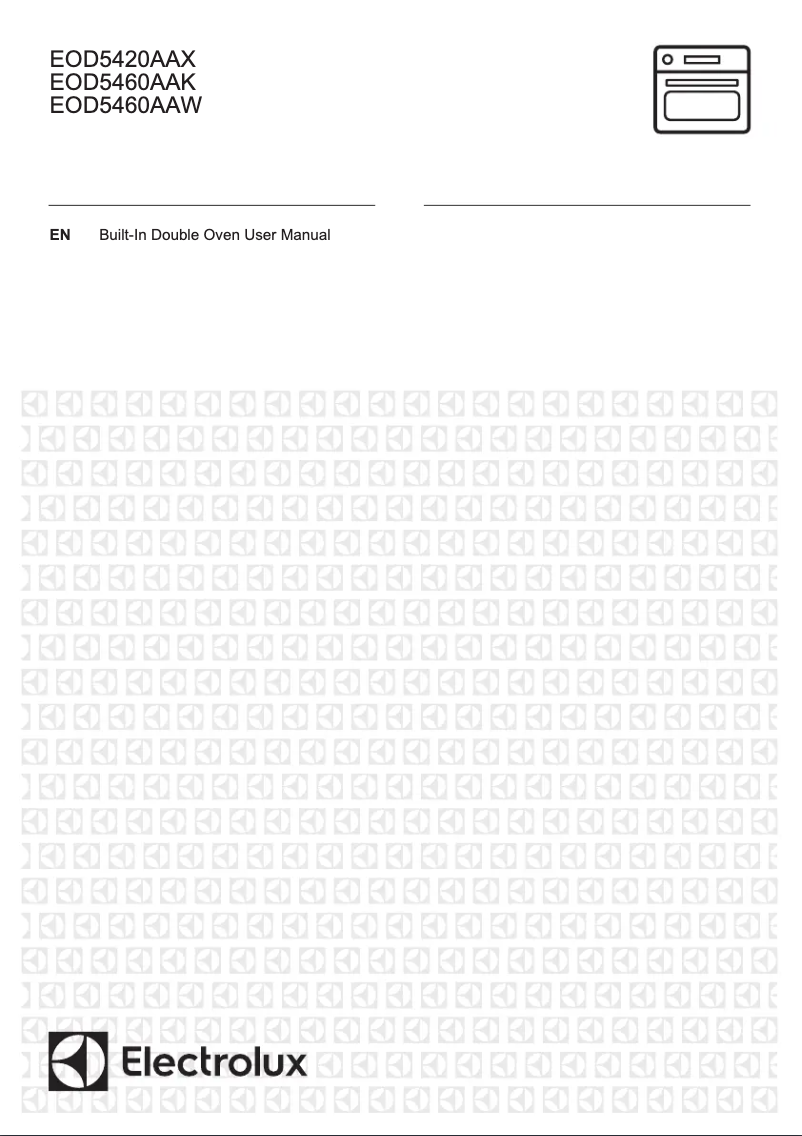 Page 1 de la notice Manuel utilisateur Electrolux EOD5460AAK
