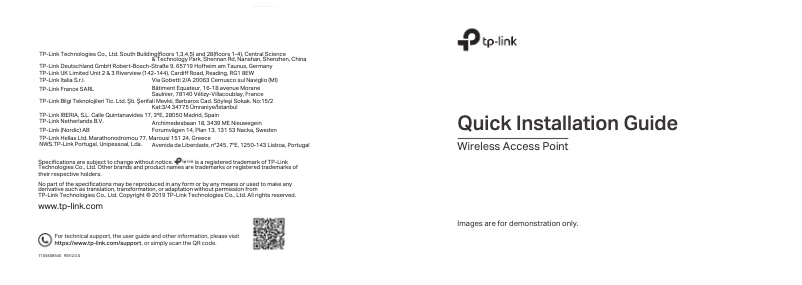 Page 1 de la notice Manuel utilisateur TP-Link TL-WA901N