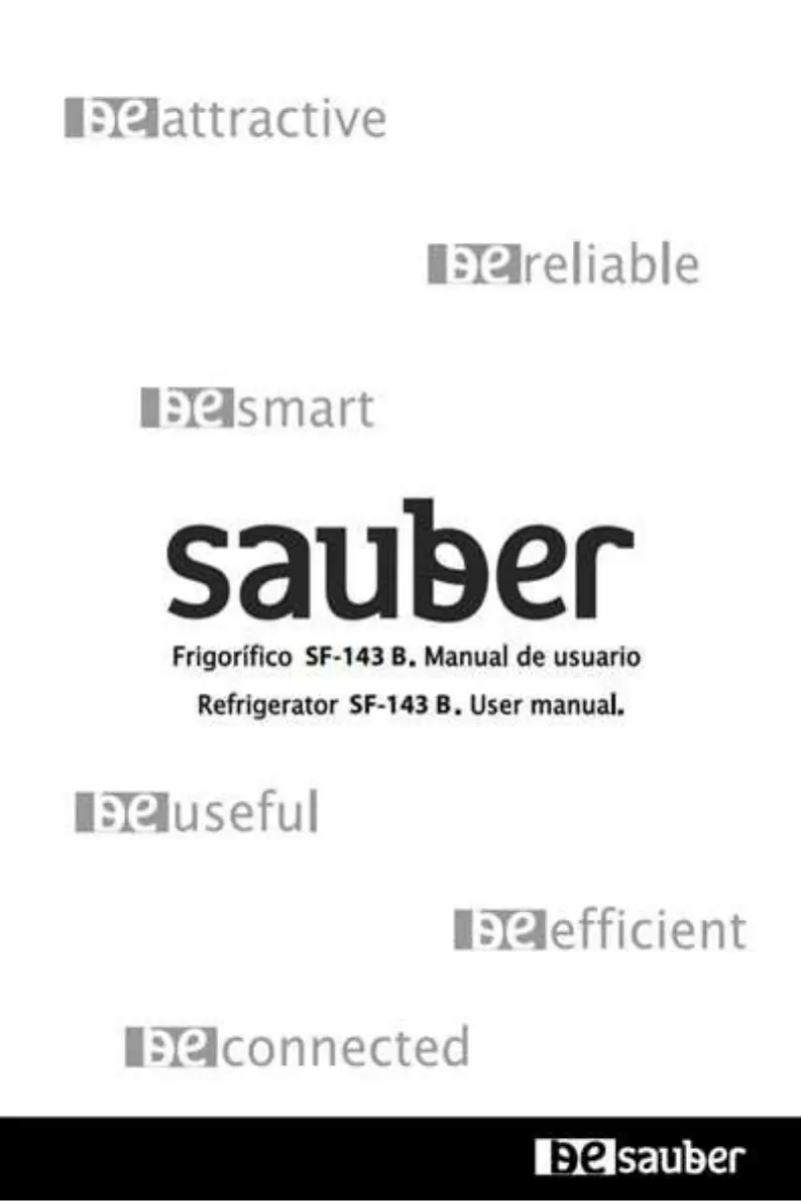 Página 1 del manual Manual de usuario Sauber SF143B