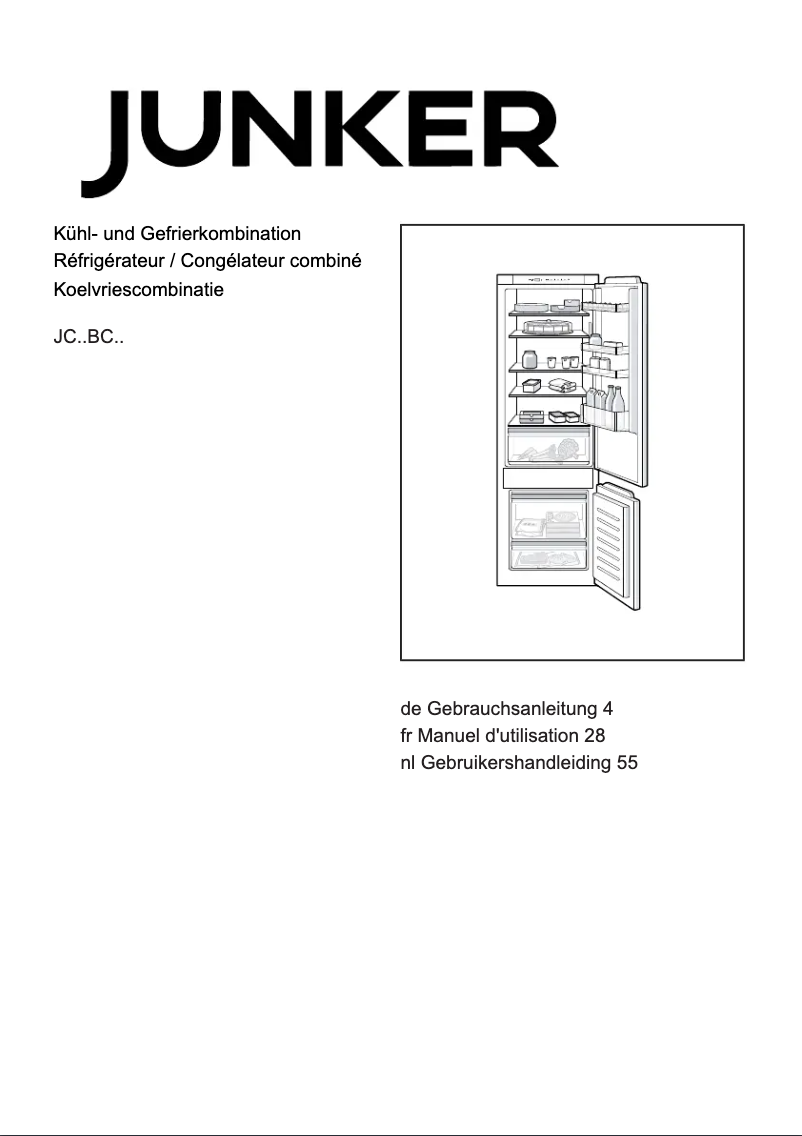 Page n°1 - Manuel utilisateur Junker JC87BBSE0