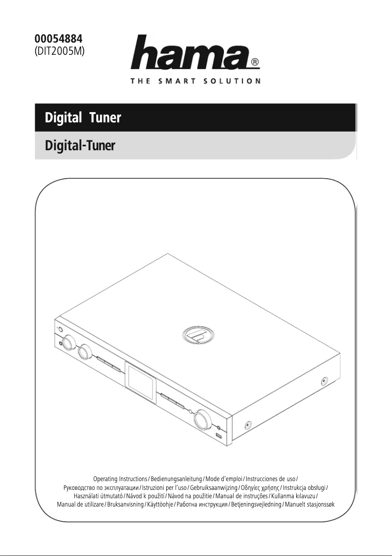 Página 1 del manual Manual de usuario Hama DIT2005M