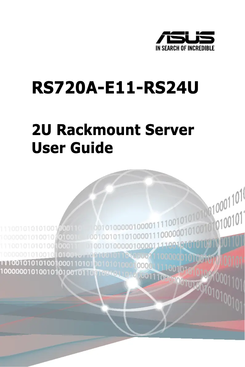 Page 1 de la notice Manuel utilisateur Asus RS720A-E11-RS24U