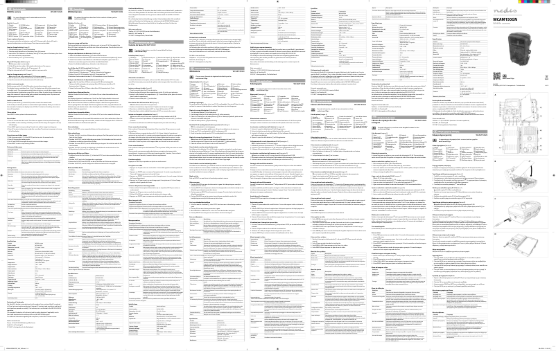 Image de la première page du manuel de l'appareil WCAM150GN