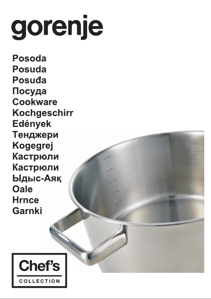 Page 1 de la notice Manuel utilisateur Gorenje CWSA08HC