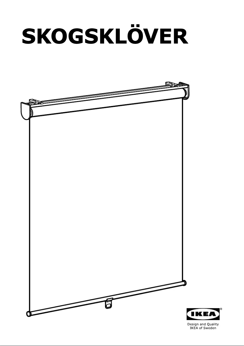 Imagen de la primera página del manual del dispositivo SKOGSKLOVER