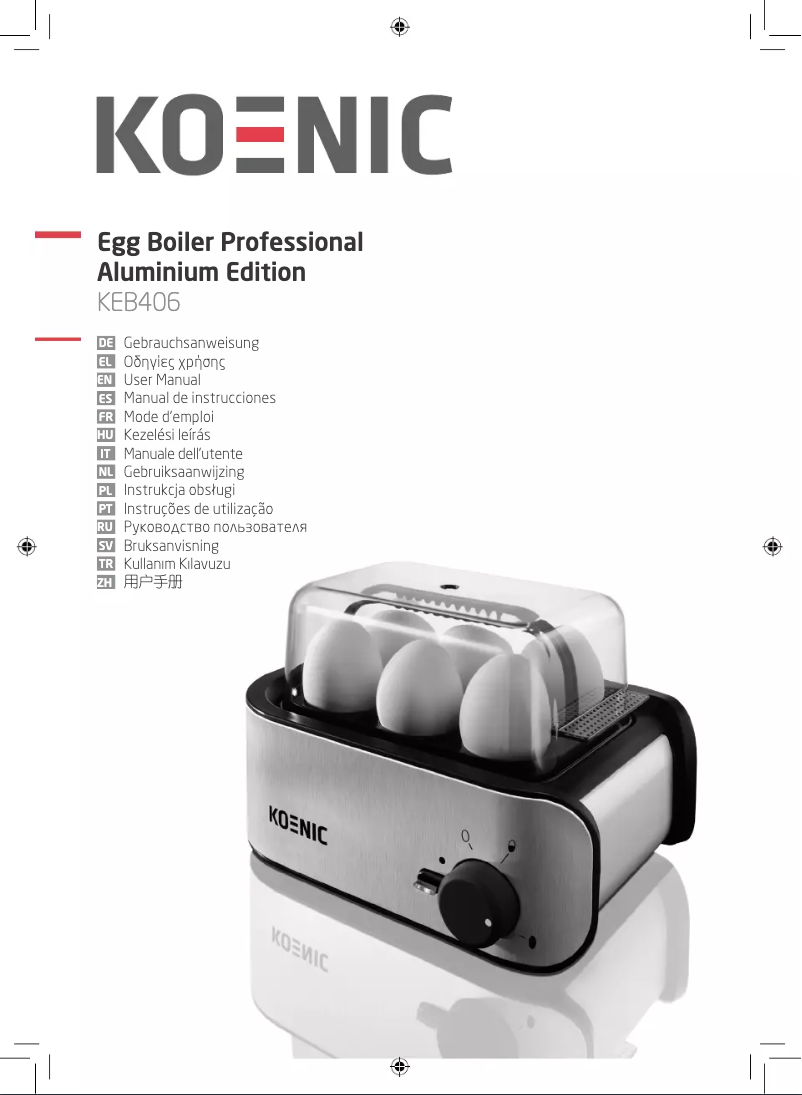 Page n°1 - Manuel utilisateur Koenic KEB406