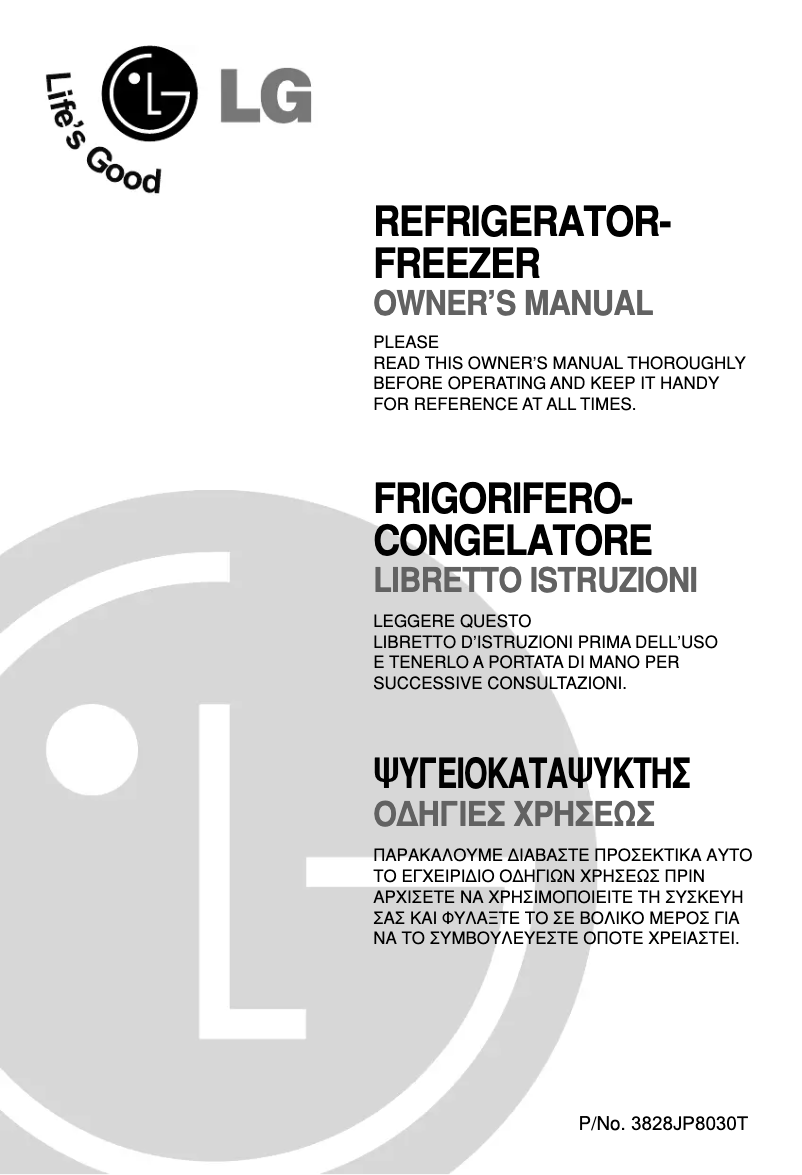 Página 1 del manual Manual de usuario LG GN-U232R