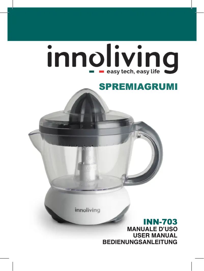 Page n°1 - Manuel utilisateur Innoliving INN-703