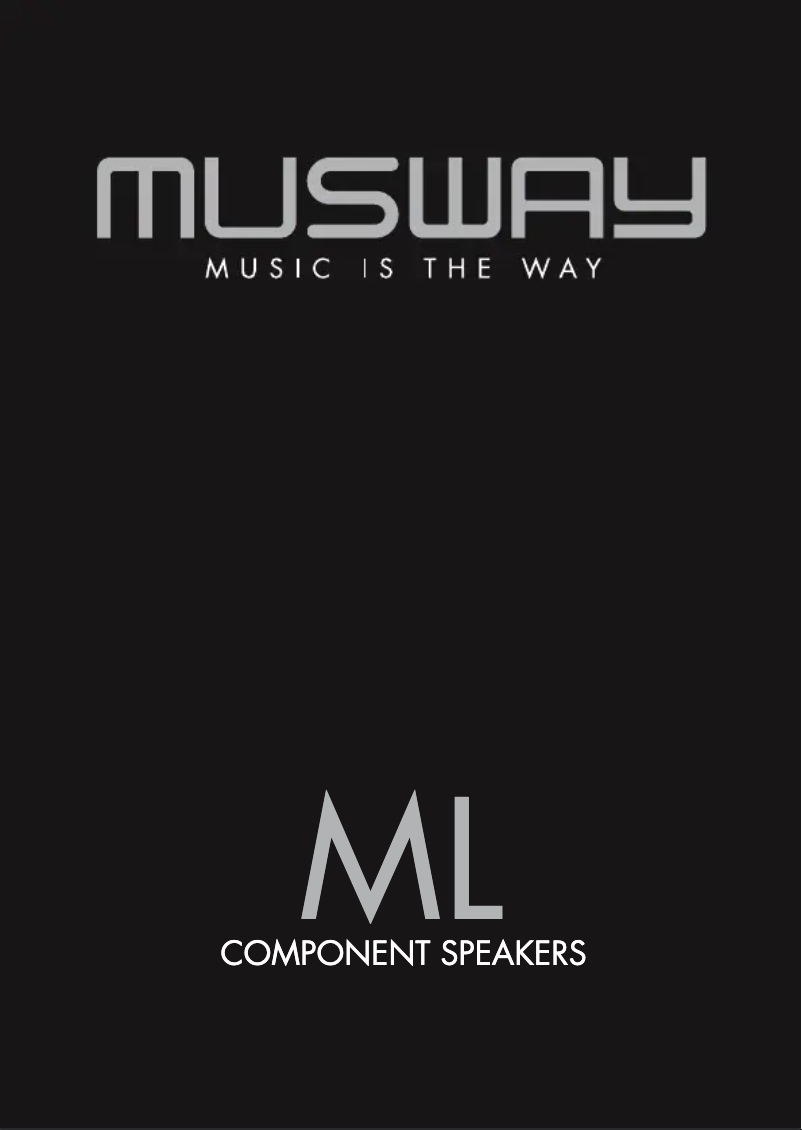 Page n°1 - Manuel utilisateur Musway ML6.2T