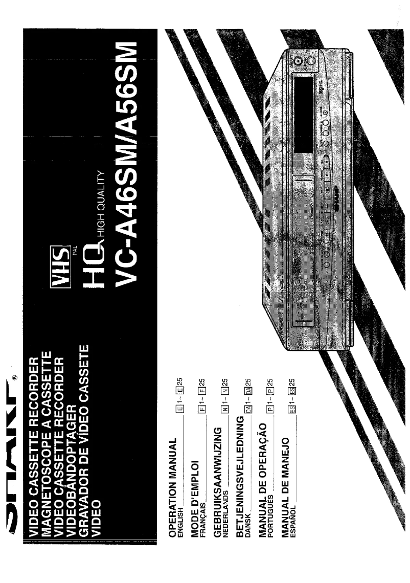 Page n°1 - Manuel utilisateur Sharp VC-A46