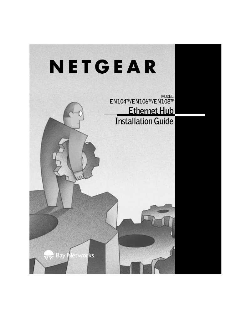 Page n°1 - Manuel utilisateur Netgear EN106TP