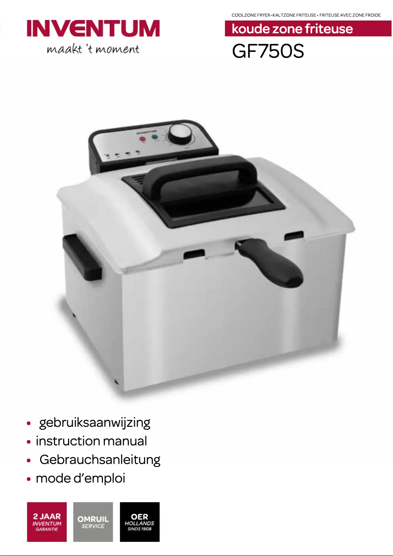 Page 1 de la notice Manuel utilisateur Inventum GF750S