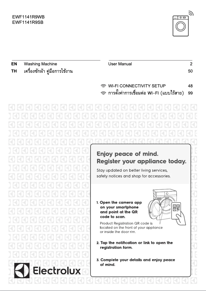 Page n°1 - Manuel utilisateur Electrolux EWF1141R9WB