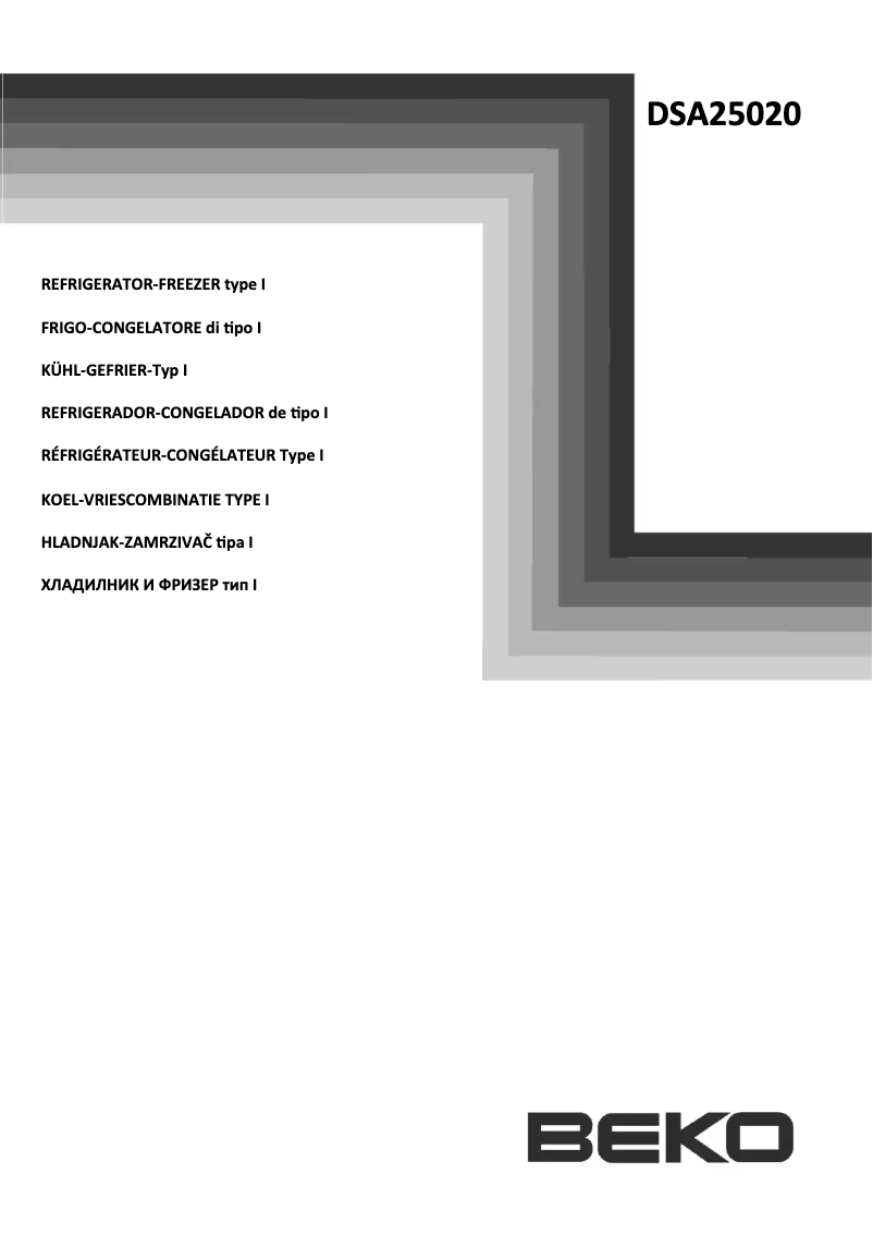 Image de la première page du manuel de l'appareil DSA25020