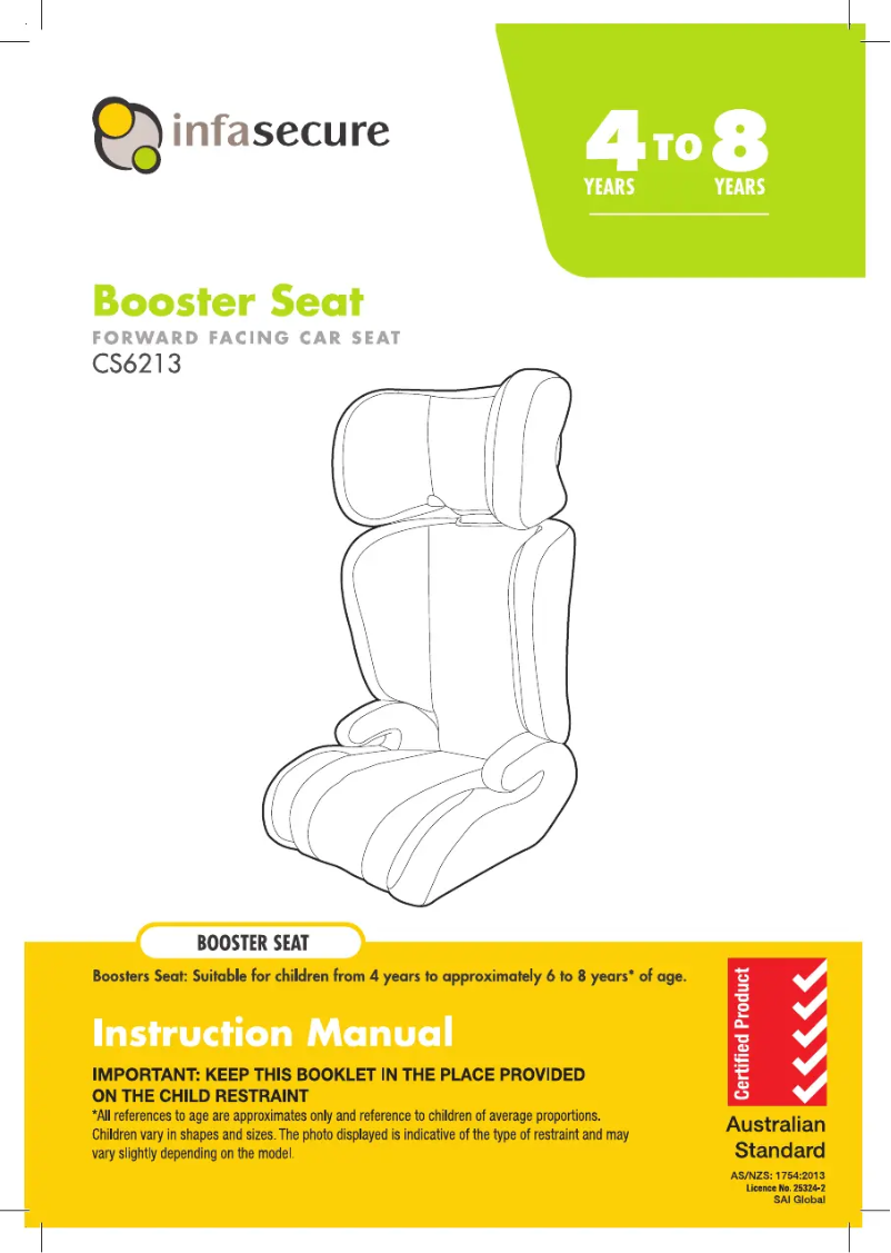 Page 1 de la notice Manuel utilisateur InfaSecure Aspire Premium