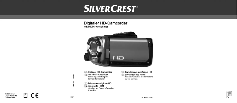 Image de la première page du manuel de l'appareil SCAW 5.00 A1