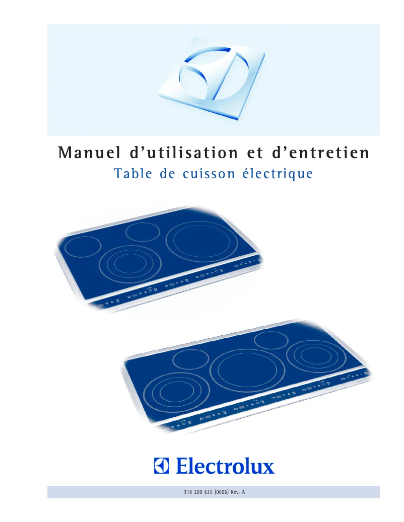Page n°1 - Manuel utilisateur Electrolux E36EC70FSS