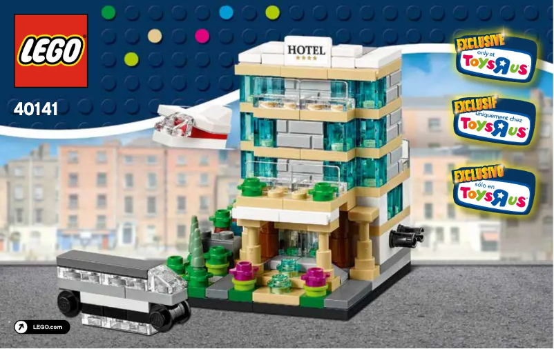 Page 1 de la notice Manuel utilisateur Lego Bricktober Hotel 40141
