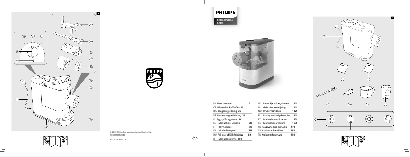 Page n°1 - Manuel utilisateur Philips HR2335