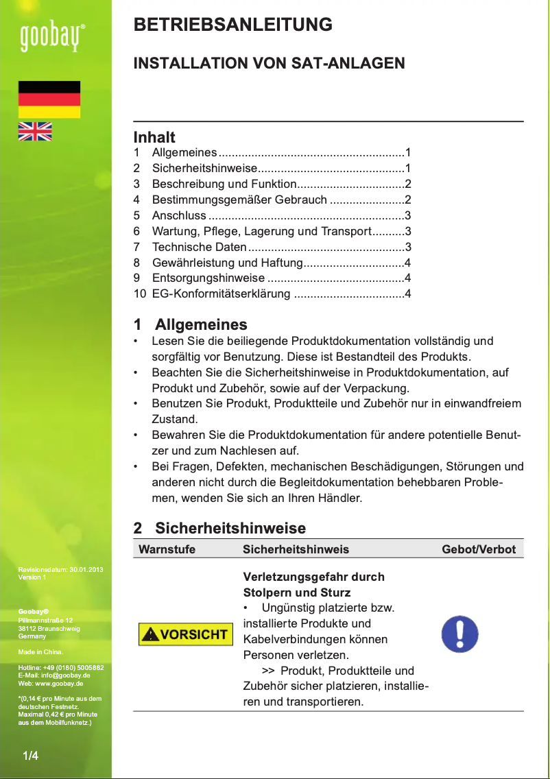 Image de la première page du manuel de l'appareil 67510