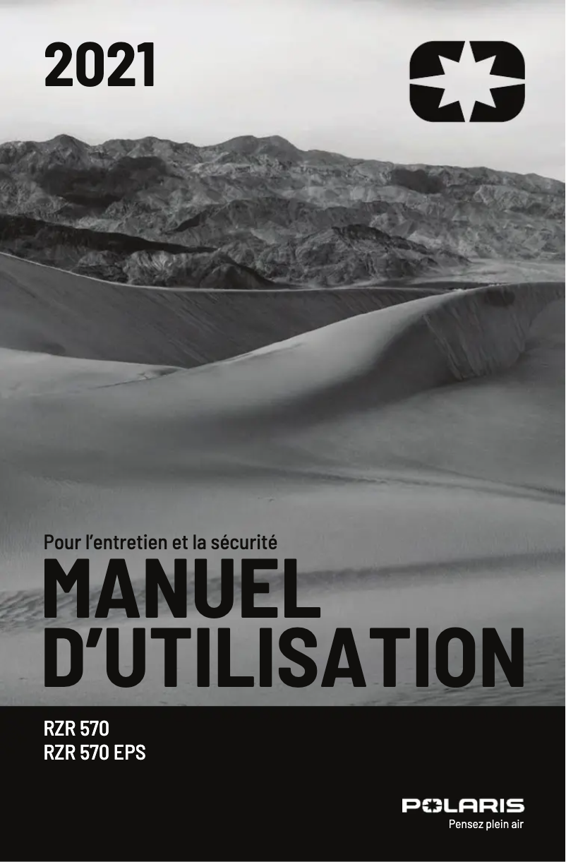 Image de la première page du manuel de l'appareil Ranger 570 (2021)