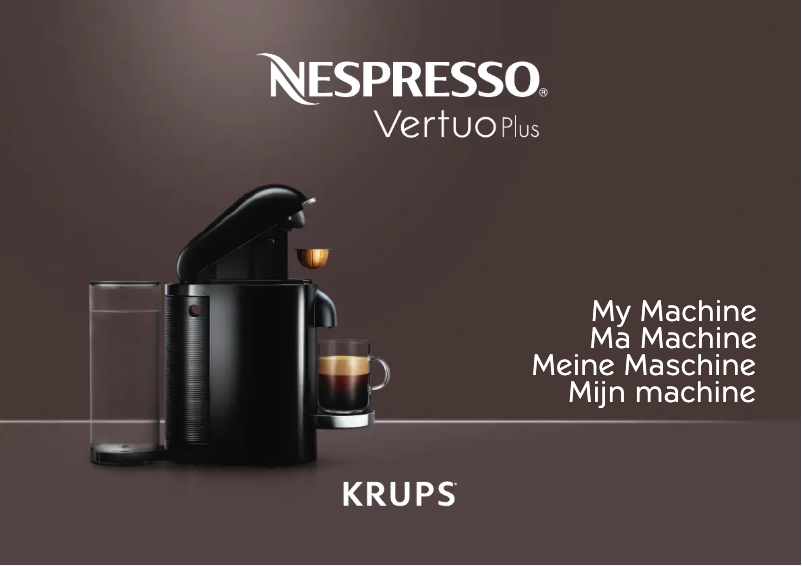 Page n°1 - Manuel utilisateur Krups Nespresso Vertuo Plus