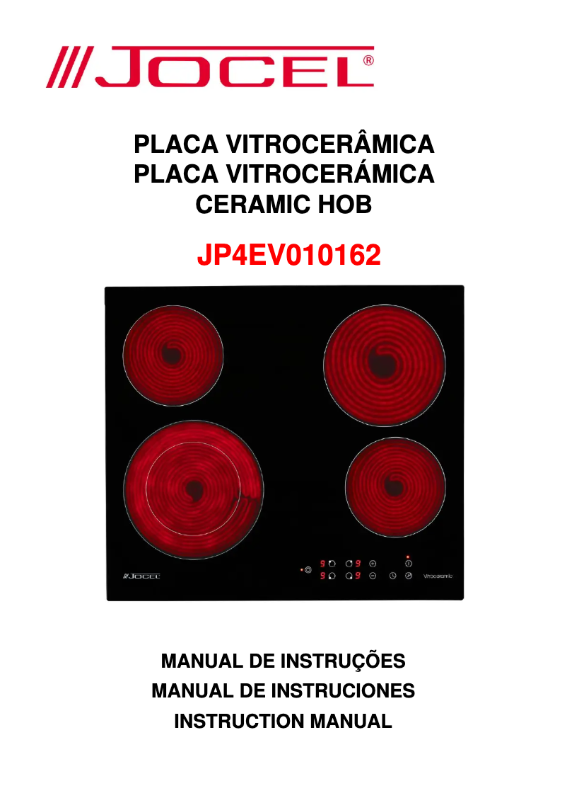 Image de la première page du manuel de l'appareil JP4EV010162
