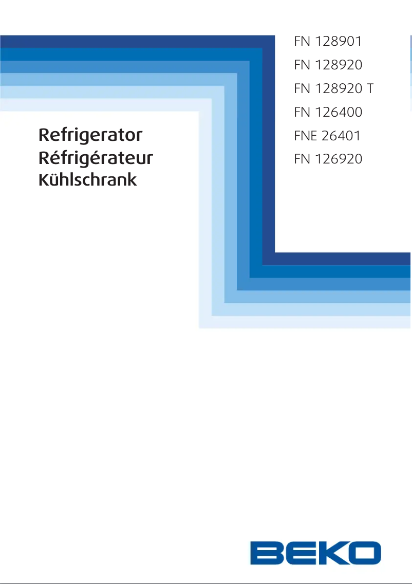 Image de la première page du manuel de l'appareil FN 128920