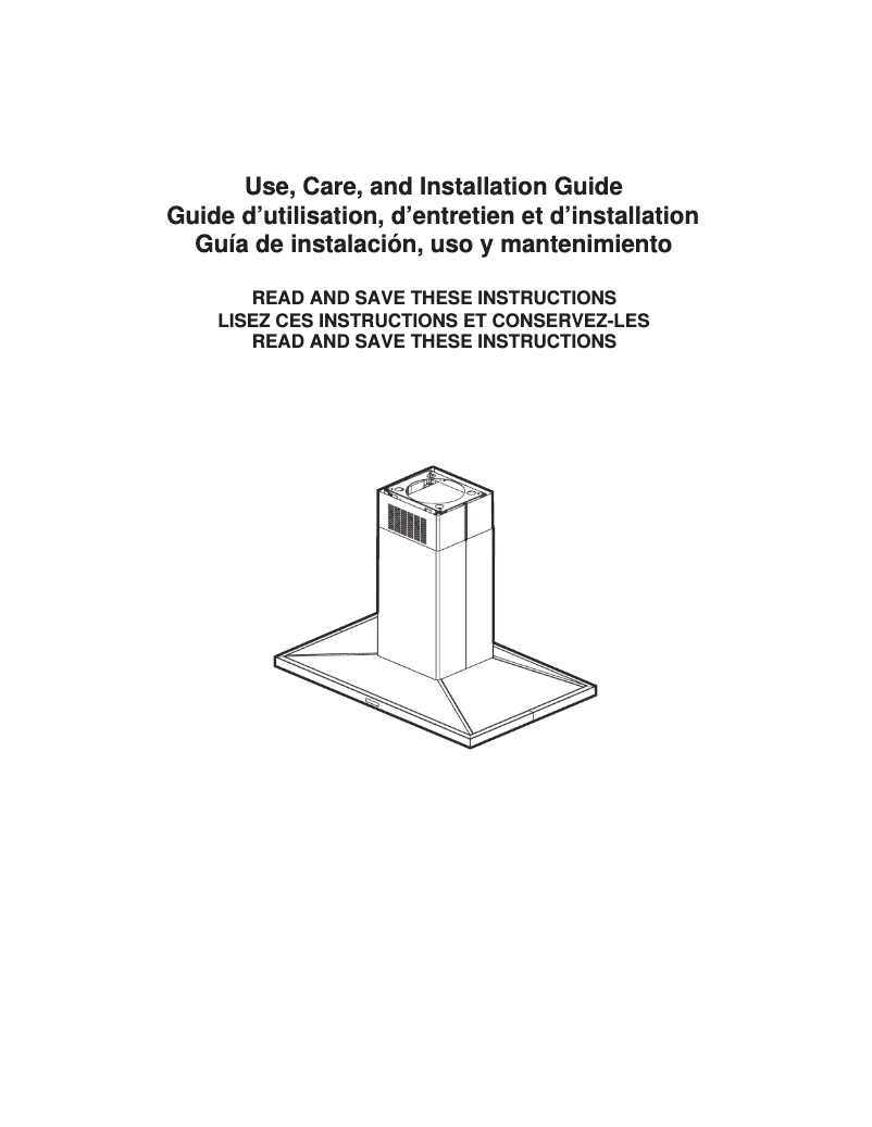 Page 1 de la notice Guide d'installation Elica ESL636S3